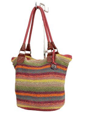 The Sak Cambria Crochet Gypsy Large Hobo Tote Shoulder Bag